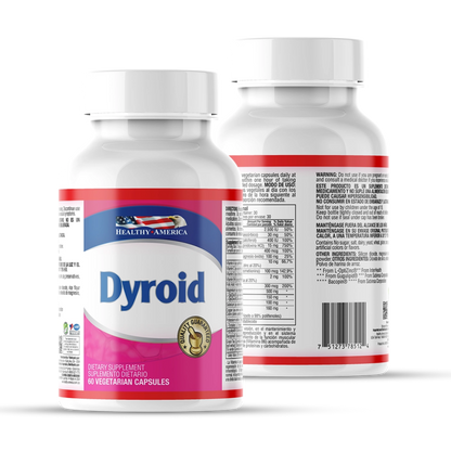 Dyroid support formula 60 cápsulas vegetarianas - Artemisa Productos Naturales