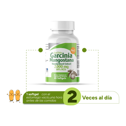 Garcinia Mangostana 2000 mg x 60 softgels - Artemisa Productos Naturales