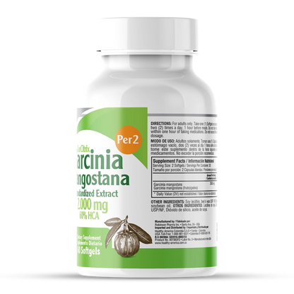 Garcinia Mangostana 2000 mg x 60 softgels - Artemisa Productos Naturales