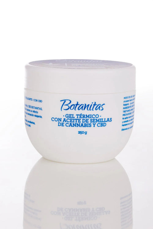 Gel térmico con aceite de semilla de canabis y cbd