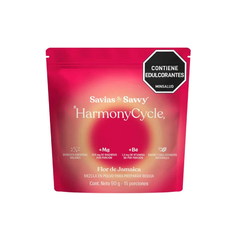 Harmony Cycle flor de jamaica 90g - Magnesio y B6 Savvy - Artemisa Productos Naturales