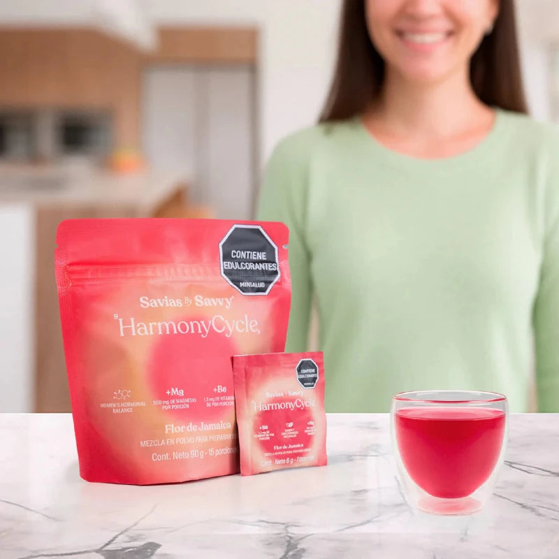Harmony Cycle flor de jamaica 90g - Magnesio y B6 Savvy - Artemisa Productos Naturales