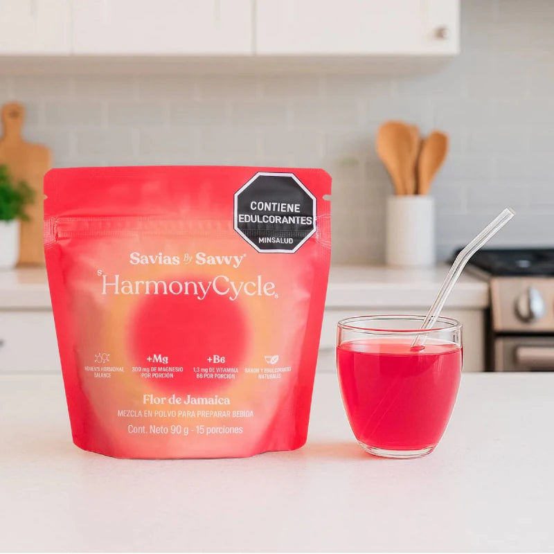 Harmony Cycle flor de jamaica 90g - Magnesio y B6 Savvy - Artemisa Productos Naturales