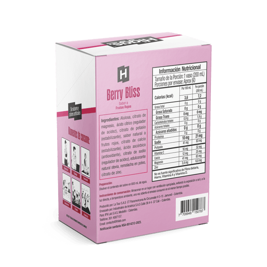 Higgs Berry Bliss Caja x20 und - Artemisa Productos Naturales