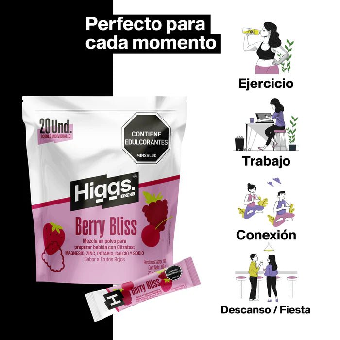 Higgs Berry Bliss Pack x20 unidades - Artemisa Productos Naturales