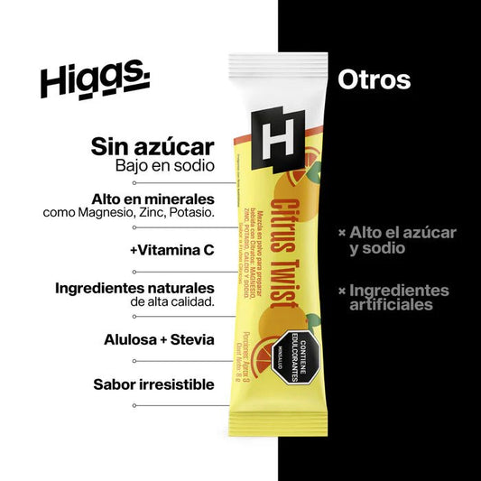Higgs Citrus Twist Pack x20 unidades - Artemisa Productos Naturales