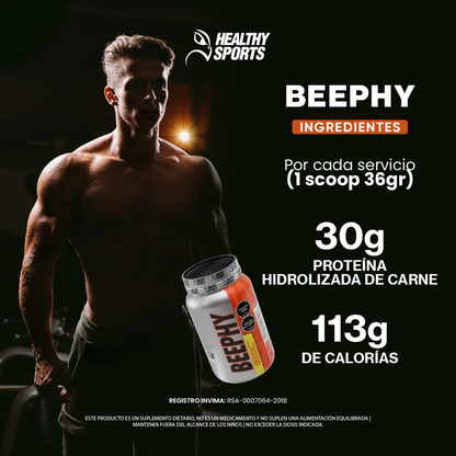 BEEPHY 936G 26 SERVICIOS VANILLA FLAVOR HEALTHY AMERICA