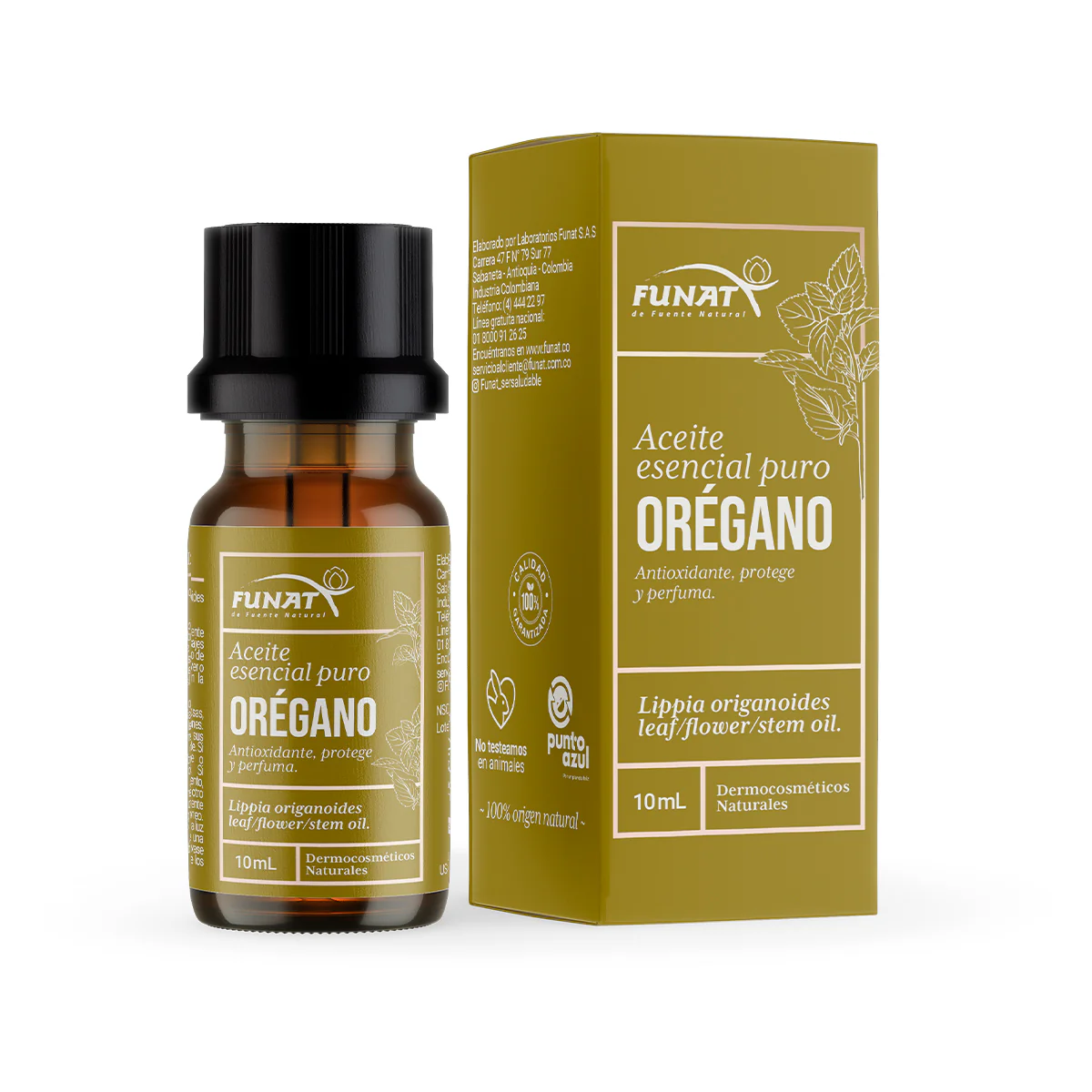 Aceite esencial de orégano x10ml USO TÓPICO