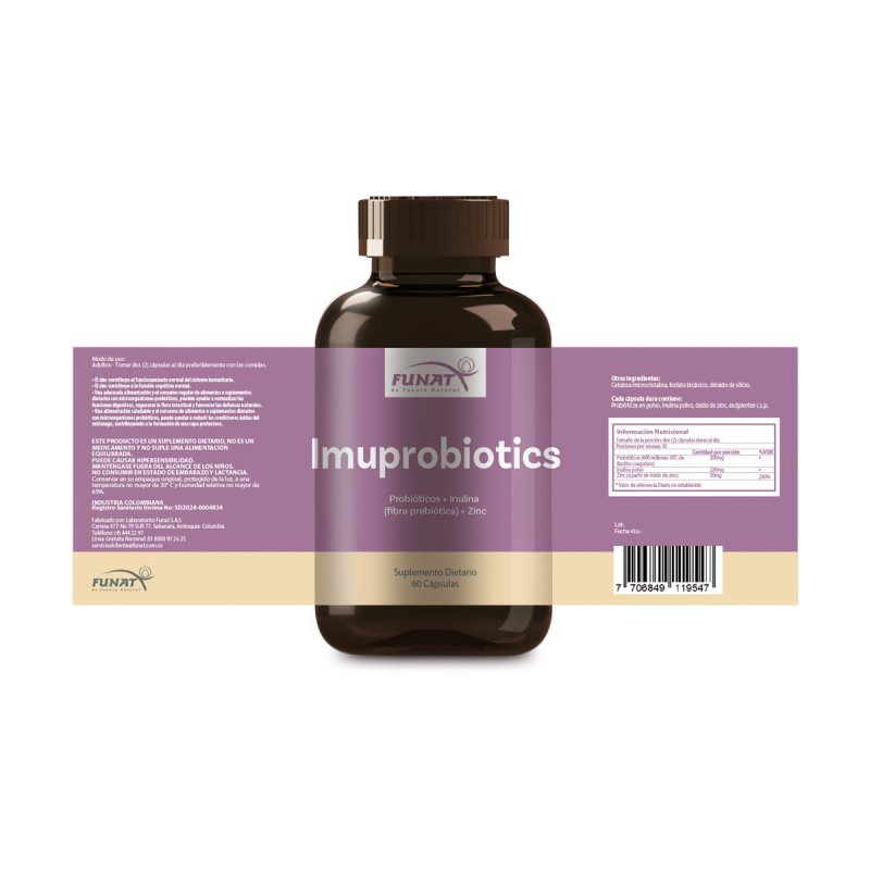 IMUPROBIOTICS 60 CAPS - Artemisa Productos Naturales