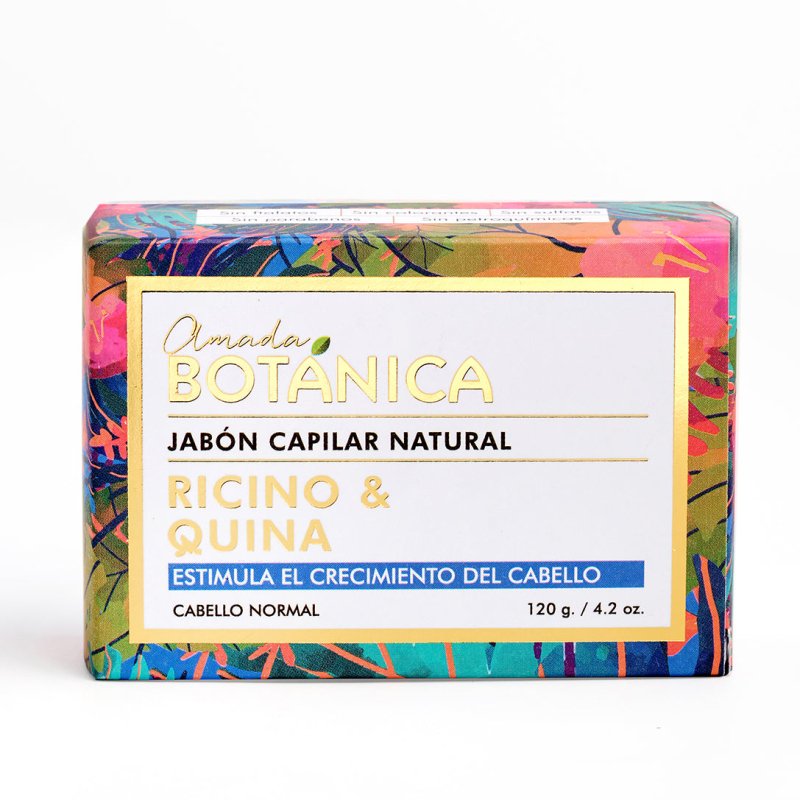 JABON CAPILAR RICINO QUINA 120GR - Artemisa Productos Naturales