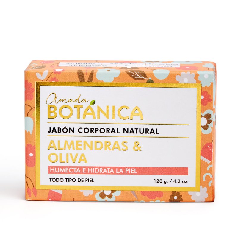 JABON CORPORAL ALMENDRAS OLIVIA 120GR - Artemisa Productos Naturales