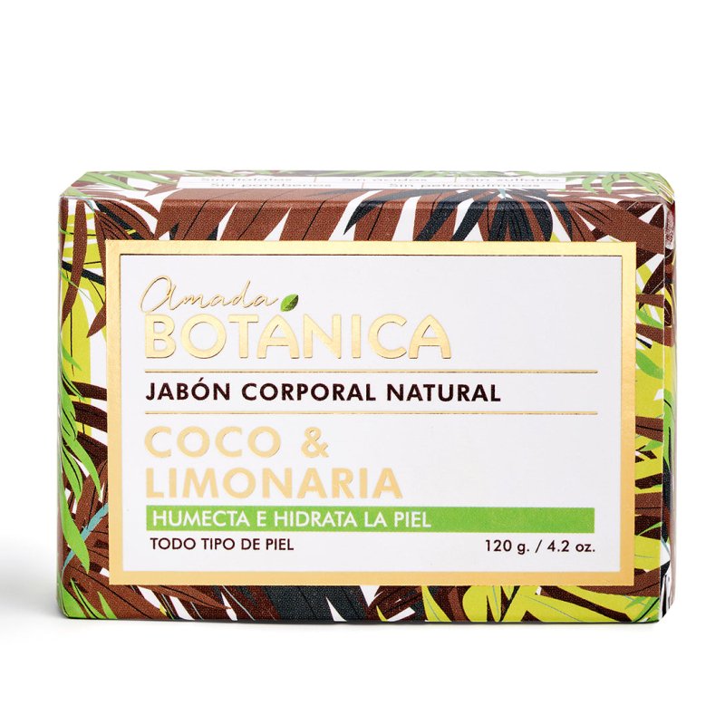 JABON CORPORAL COCO Y LIMONARIA 120GR - Artemisa Productos Naturales
