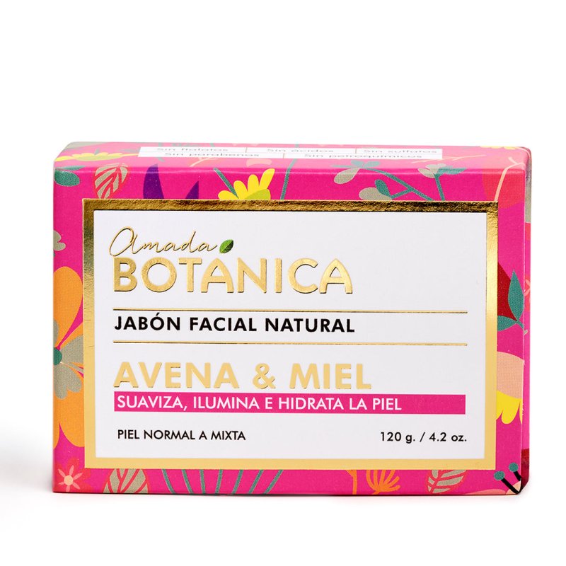 JABON FACIAL AVENA Y MIEL 120GR AMADA - Artemisa Productos Naturales