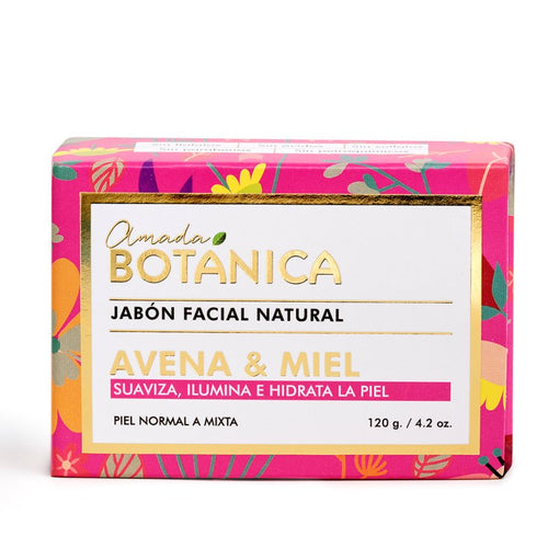 JABON FACIAL AVENA Y MIEL 120GR AMADA