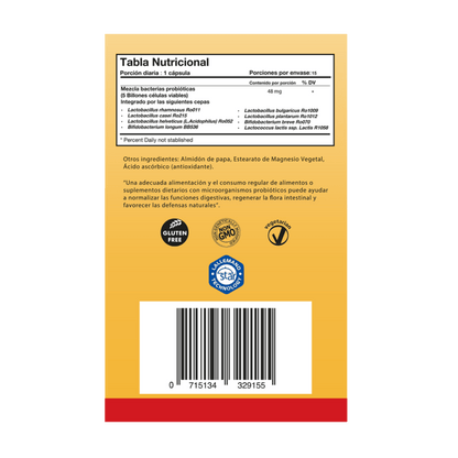 Jarro - dophilus Eps x 30 cápsulas - Artemisa Productos Naturales