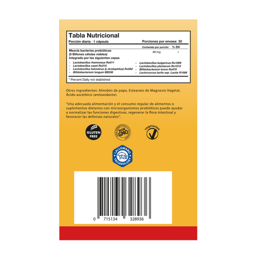 Jarro Dophilus Eps x 60 cápsulas - Artemisa Productos Naturales