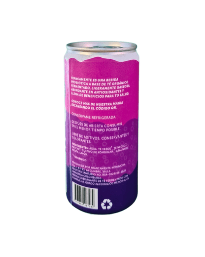KOMBUCHA ASAI MENTA Y LIMON 269ML LATA - Artemisa Productos Naturales
