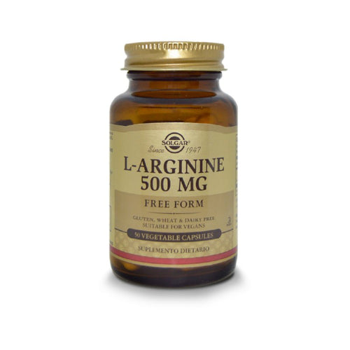L Arginina 500 mg x 50 cápsulas vegetarianas