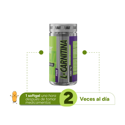 L - Carnitina 1000 mg x 60 caplets - Artemisa Productos Naturales