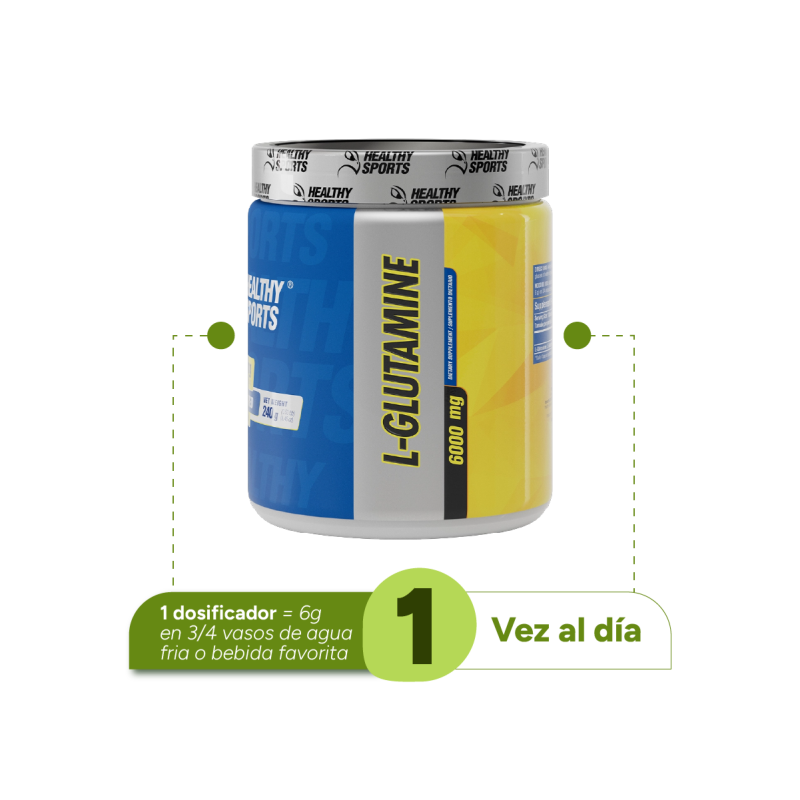 L Glutamine 6000 mg 240 gr polvo - Artemisa Productos Naturales