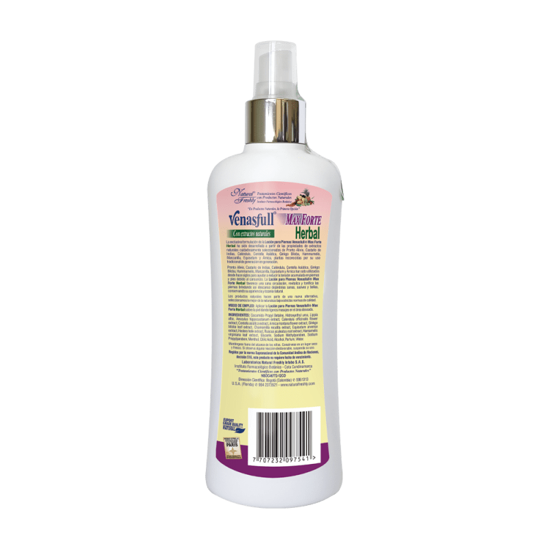 Loción Venasfull Max Forte Herbal x 240 ml - Artemisa Productos Naturales