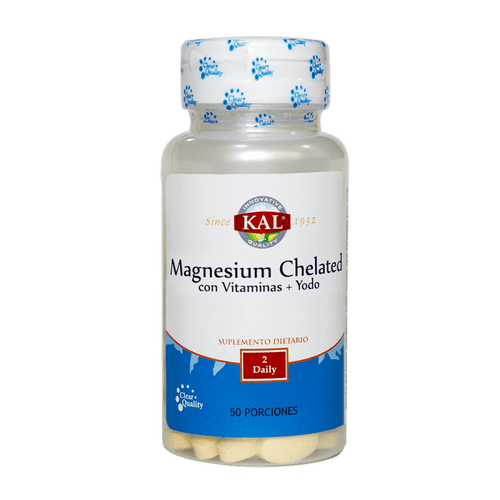 MAGNESIUM CHELATED 220MG + VITAMINAS Y YODO 100 TAB