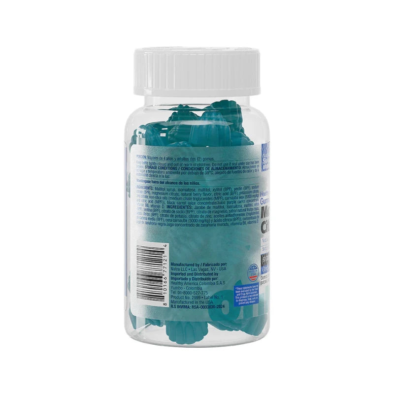 Magnesium Citrate 60 Gummies - Artemisa Productos Naturales
