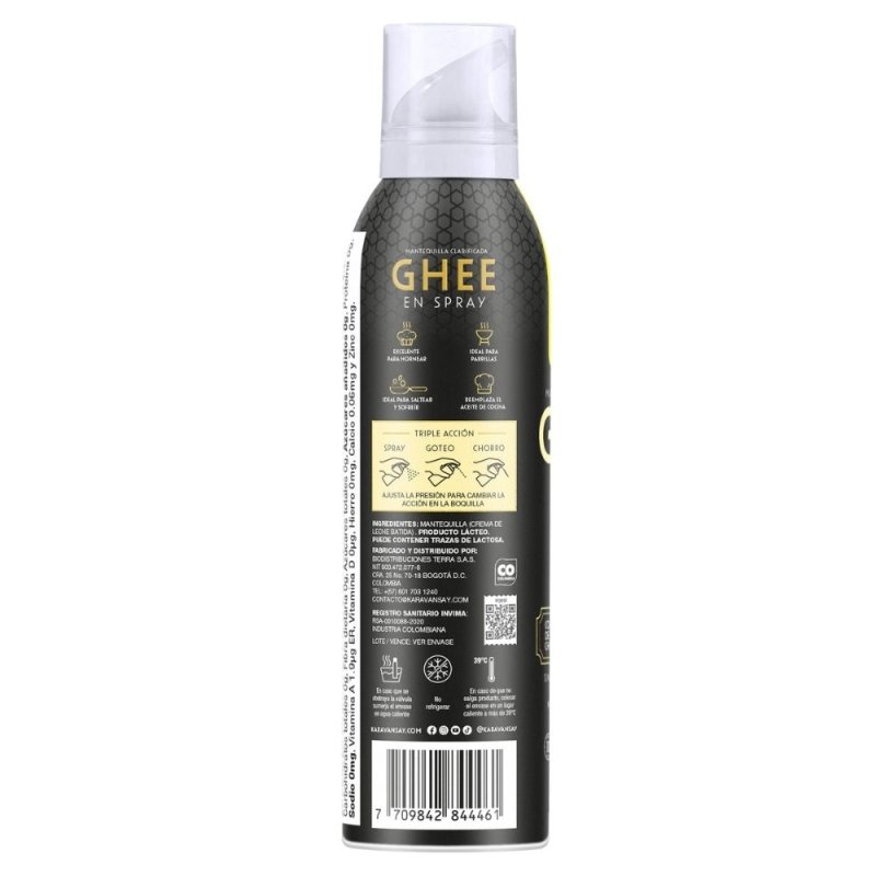 MANTEQUILLA GHEE EN SPRAY KARAVANSAY - Artemisa Productos Naturales