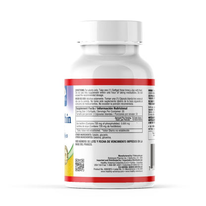 Mega Lecithin 1200 mg x 100 softgels - Artemisa Productos Naturales