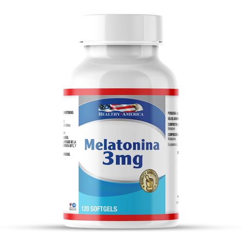 Melatonina 3 mg x 120 Softgels – Healthy America