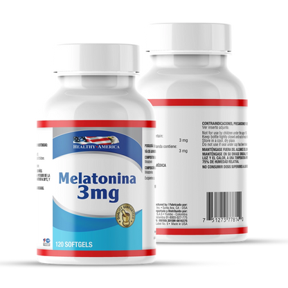 Melatonina 3 mg x 120 softgels - Artemisa Productos Naturales