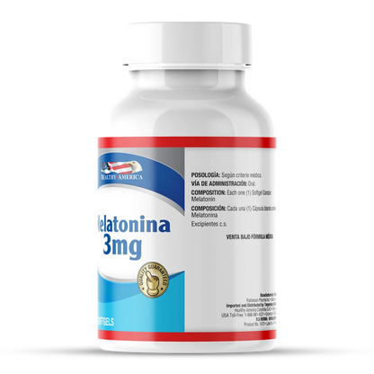 Melatonina 3 mg x 120 softgels - Artemisa Productos Naturales