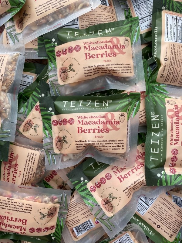 Müesli Macadamia & Berries 342 g Keto Teizen - Artemisa Productos Naturales