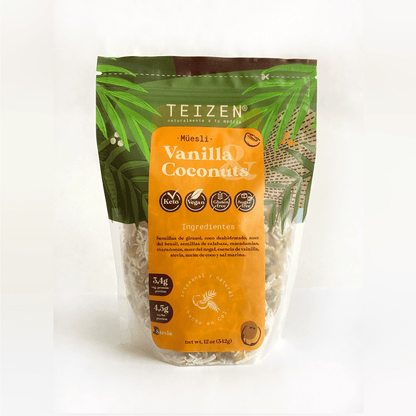 Müesli Vainilla & Coco keto 342 G Teizen - Artemisa Productos Naturales