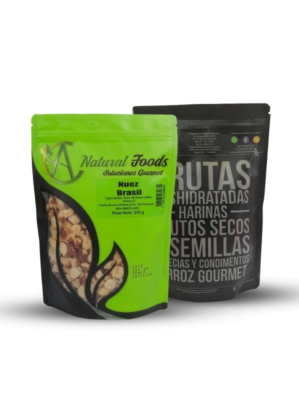 NUEZ DEL BRASIL EN TROZOS 250GR NATFOODS - Artemisa Productos Naturales