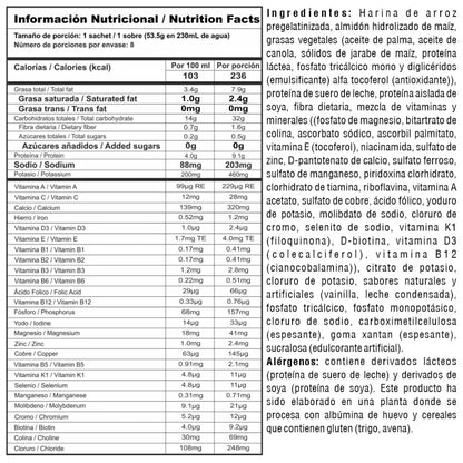 Nutra Balance Vainilla 400 g 8 sachets x 50 g. Elite Nu - Artemisa Productos Naturales