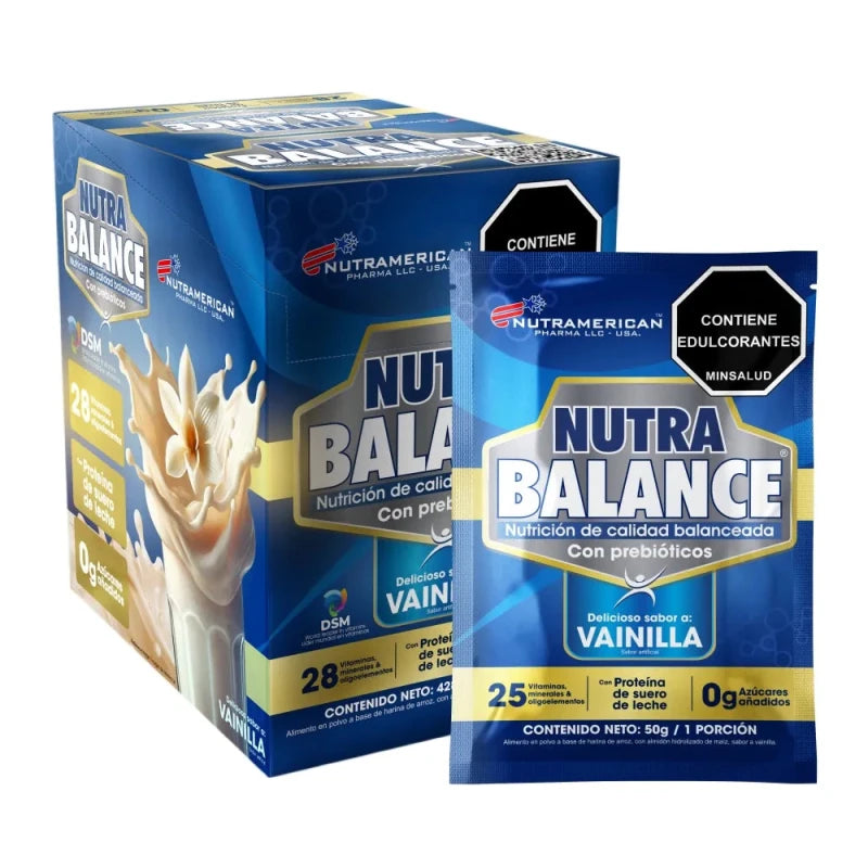 Nutra Balance Vainilla 400 g 8 sachets x 50 g. Elite Nu - Artemisa Productos Naturales