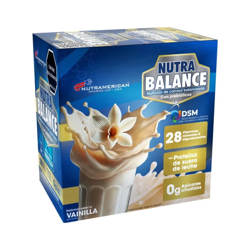 Nutra Balance Vainilla 400 g 8 sachets x 50 g. Elite Nu