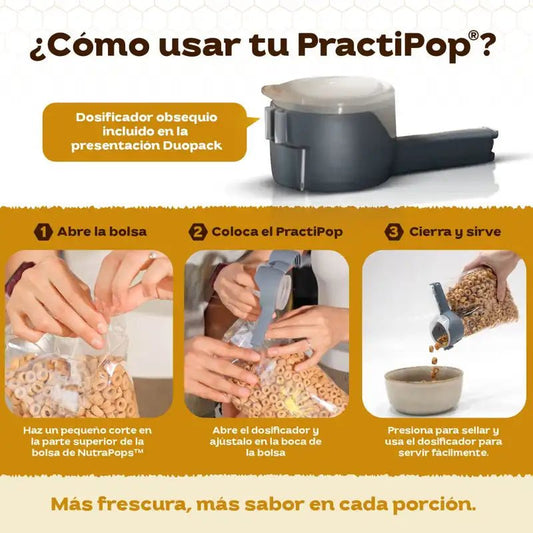 Nutra Pops Cereal Proteico 495 g x 2 und. Nutramerican - Artemisa Productos Naturales