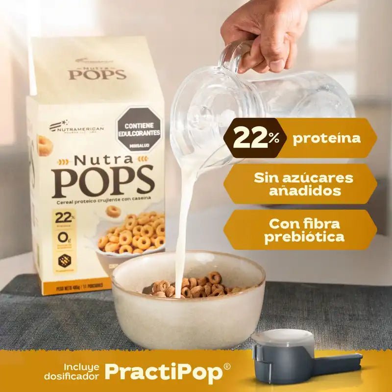 Nutra Pops Cereal Proteico 495 g x 2 und. Nutramerican - Artemisa Productos Naturales