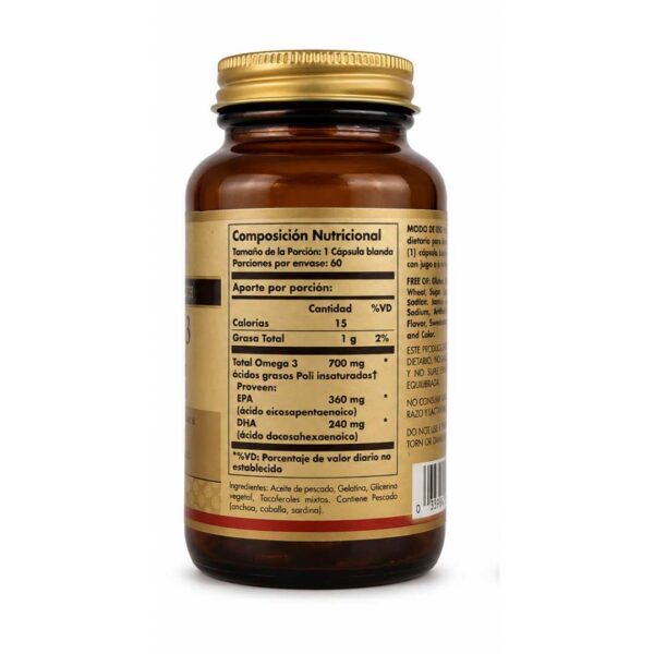 Omega 3 700 mg EPA & DHA x 60 softgels