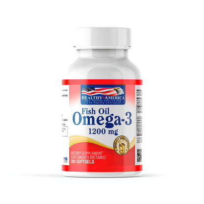 Omega 3 fish oil 1200 mg x 200 cápsulas - Artemisa Productos Naturales
