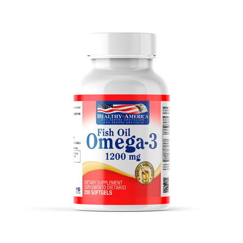 Omega 3 fish oil 1200 mg x 200 cápsulas