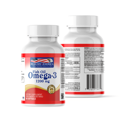 Omega 3 Fish Oil 1200 mg x 60 softgels - Artemisa Productos Naturales