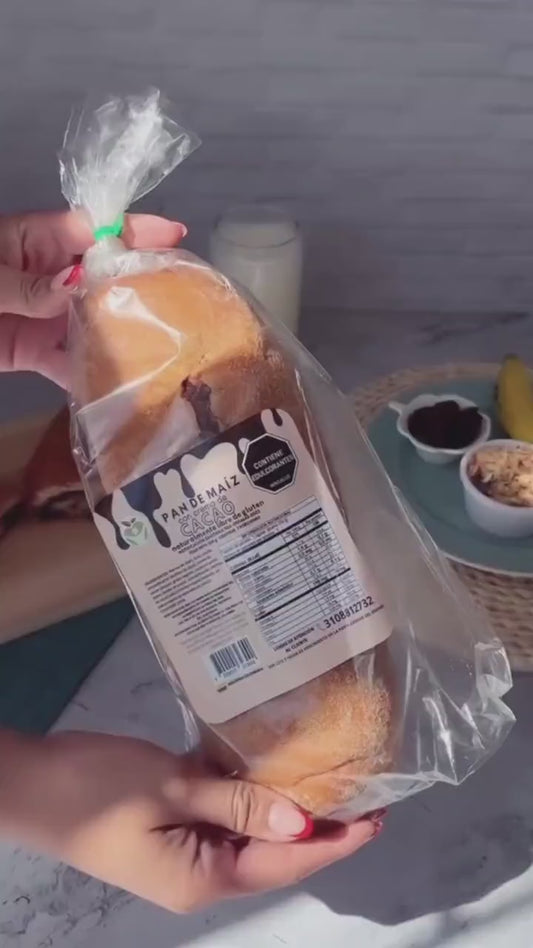 Pan de Maíz con Crema de Cacao Vida Sana - 350g