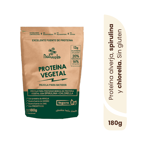 Proteína vegetal libre de gluten x 180 gr