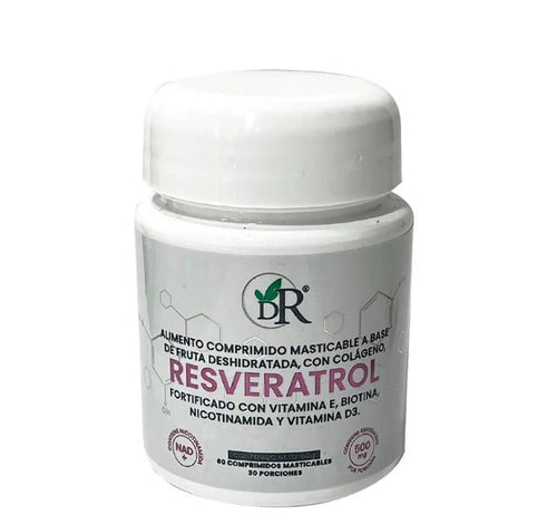 Resveratrol x60 tab masticables