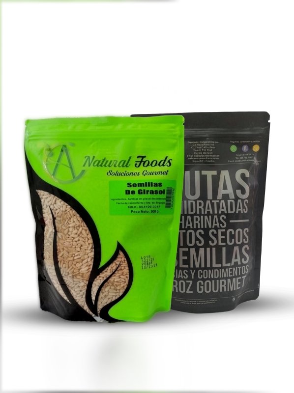 SEMILLAS DE GIRASOL X250GR NAT FOODS - Artemisa Productos Naturales