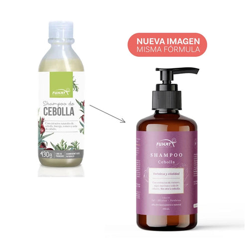 Shampoo de cebolla x 430 gr
