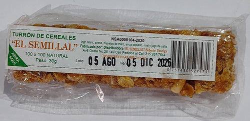 Barra de Cereales 30 gr El Semillal